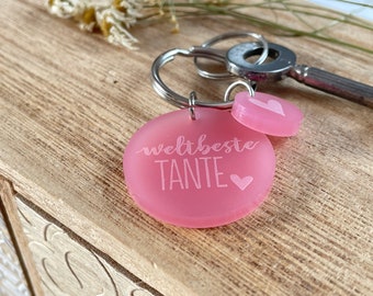 World's Best Aunt | Acrylic keychain