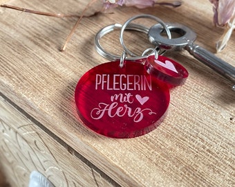 Nurse with heart | Acrylic keychain