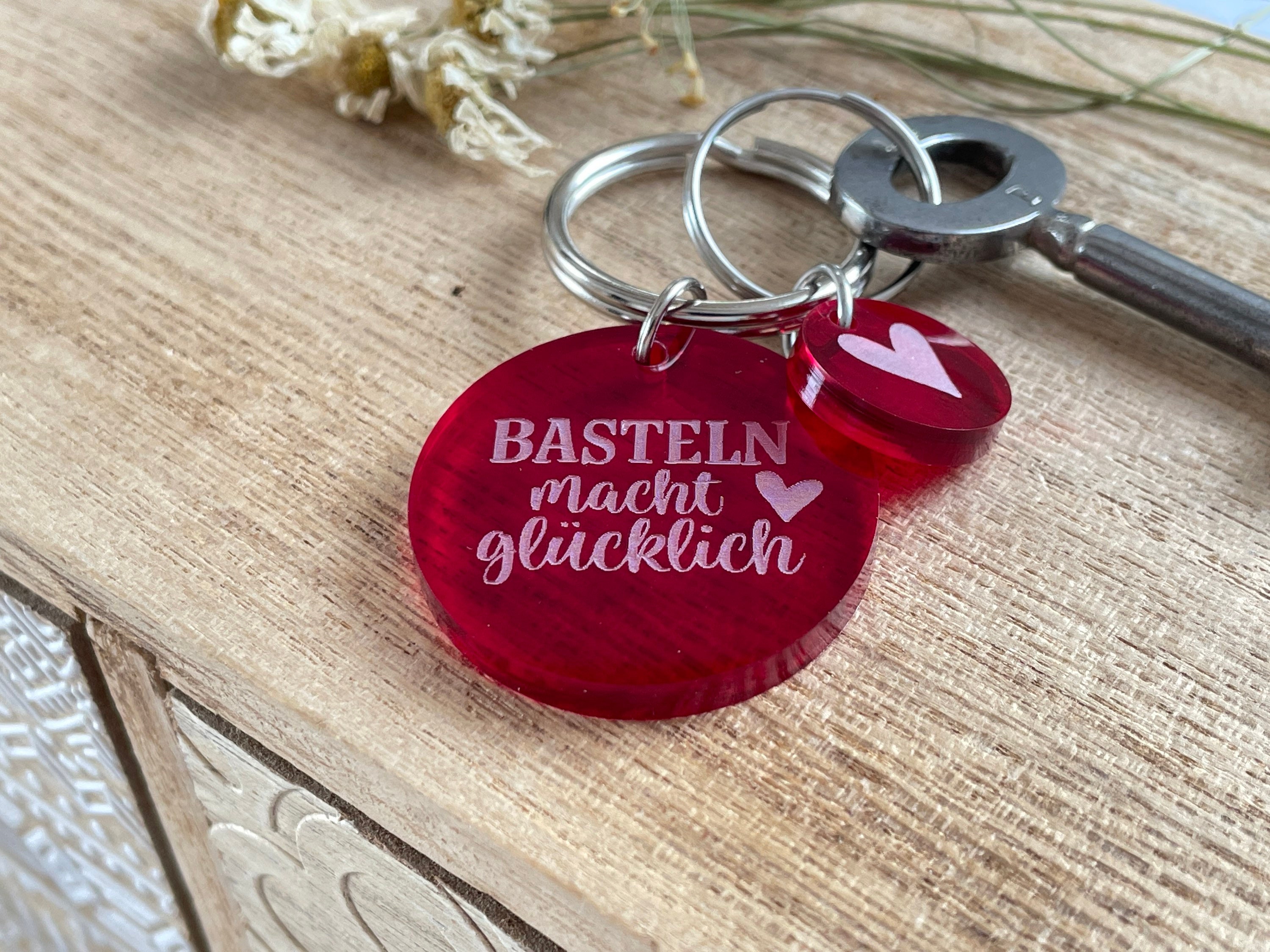 Crafting makes you happy | Acrylic keychains