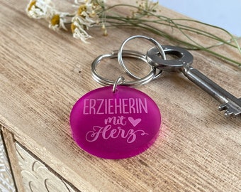 Educator with heart | Acrylic keychain