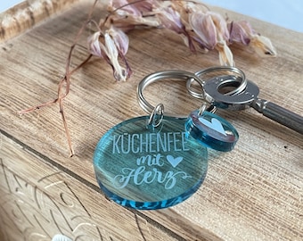 Kitchen fairy with heart | Acrylic keychain