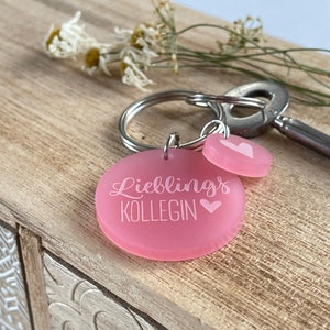 Favorite colleague with heart Acrylic keychain image 9