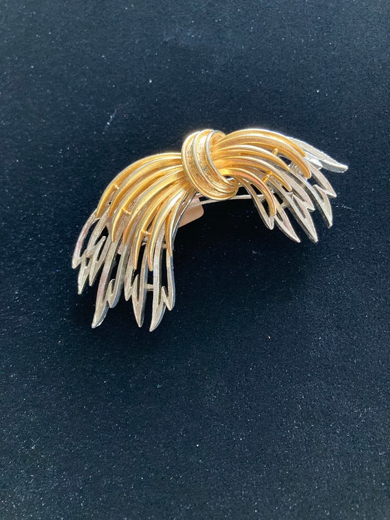 Silver & Gold Brooch - image 1