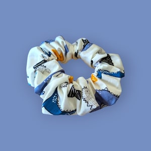 Dinosaur Print Scrunchie | Handmade Hair Tie | Cute Dino Hair Accessory | Kids & Adults | Fun Gift Idea