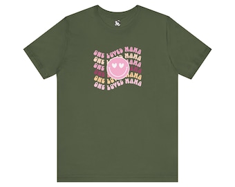 T-shirt maman, t-shirts maman, t-shirts pour la fête des mères, t-shirts maman vibes, chemises rétro pour la fête des mères, t-shirts maman rétro