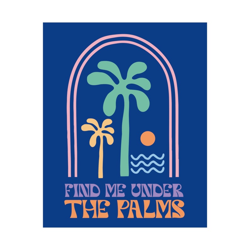 Under the Palms Poster 16x20 image 2