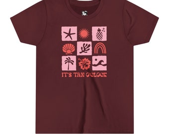 T-shirt pour jeune OClock It's Tan