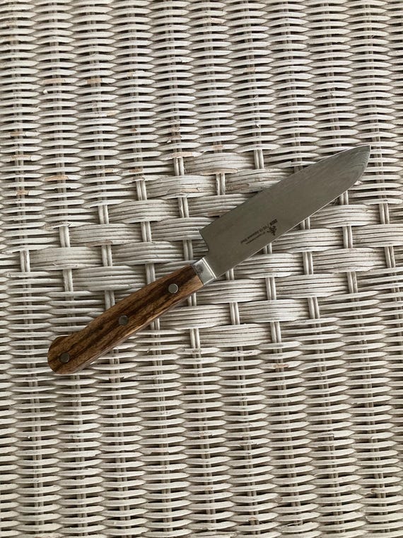 Culinary Knife to slice vegetables with Olivewood Handle