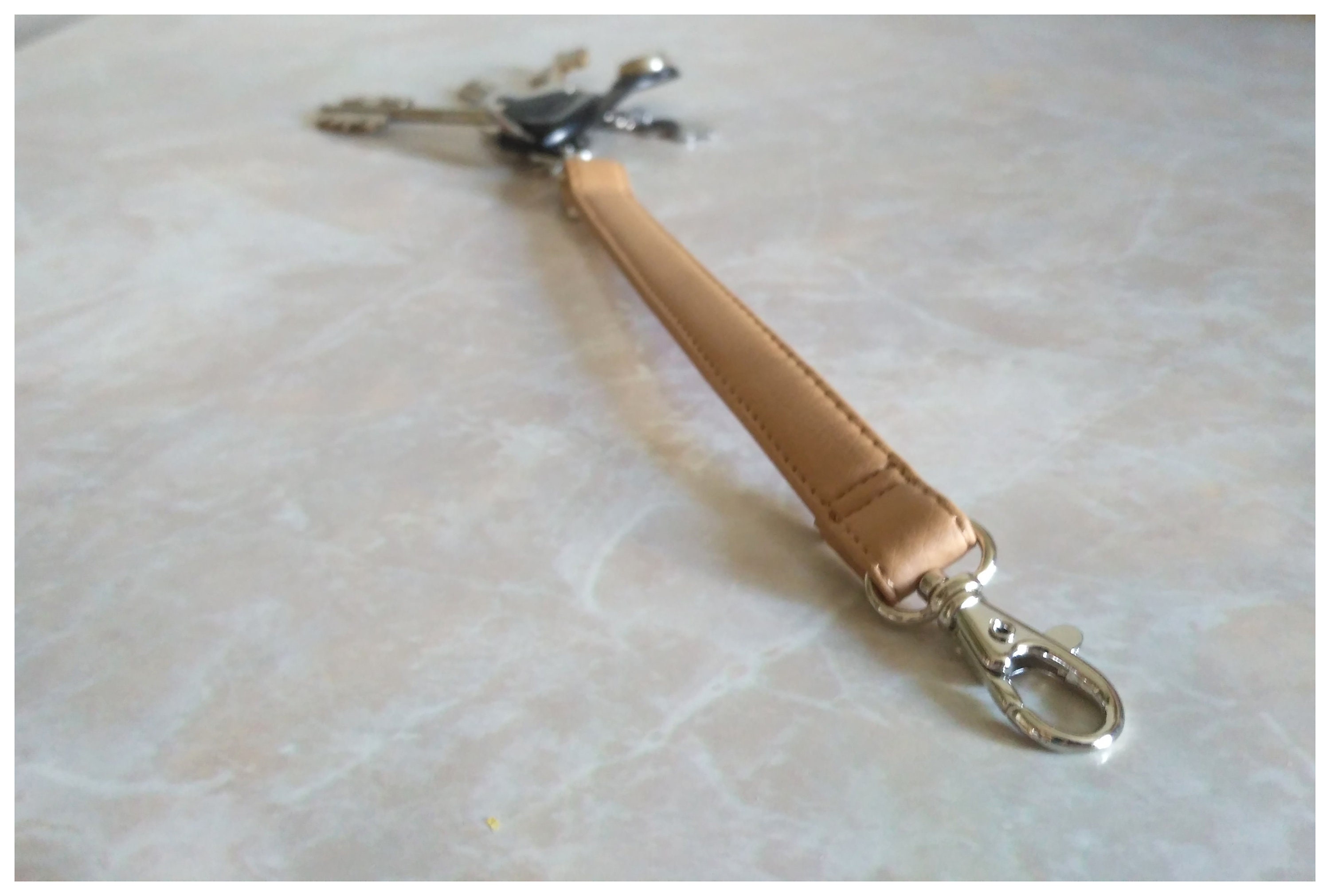 Key strap for purse Keychain wristlet Vegan leather Lanyard Etsy