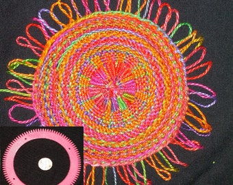 5 1/4" circular weaving loom