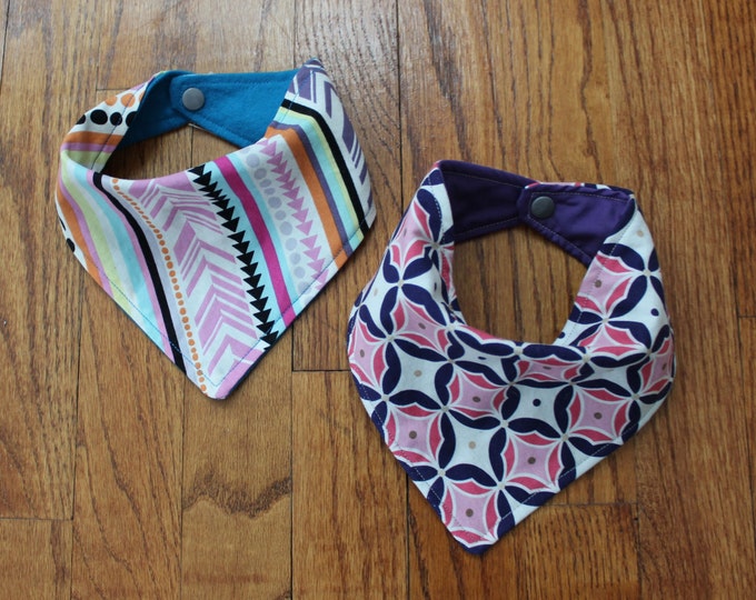 Set of Drool Bandanas for Little Baby Girl Etsy