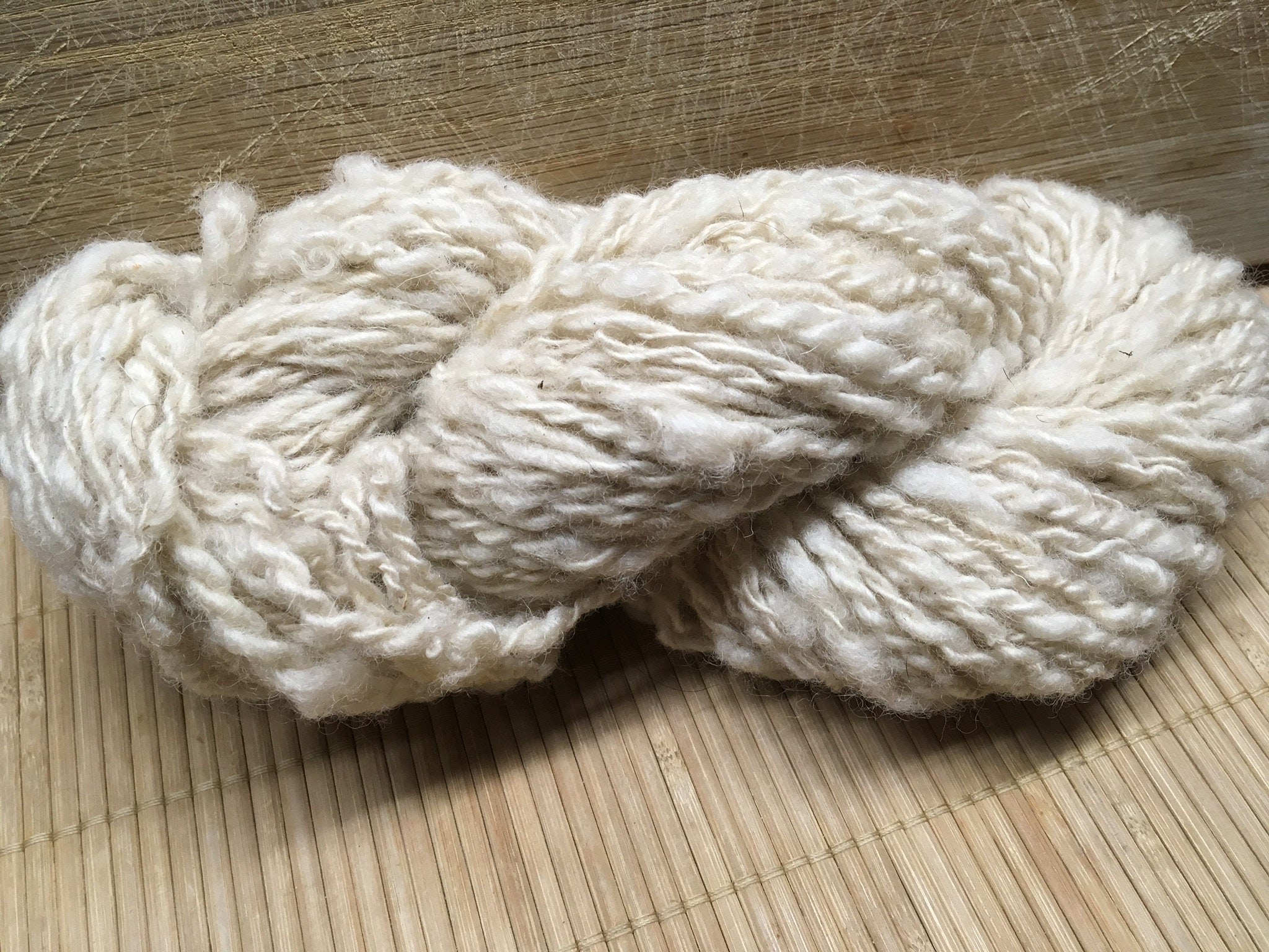 Dougal Lleyn Dorsetx Handspun Undyed Yarn Aran Ply S17 Dougal Lleyn Dorsetx Handspun Undyed Yarn Aran Ply S17