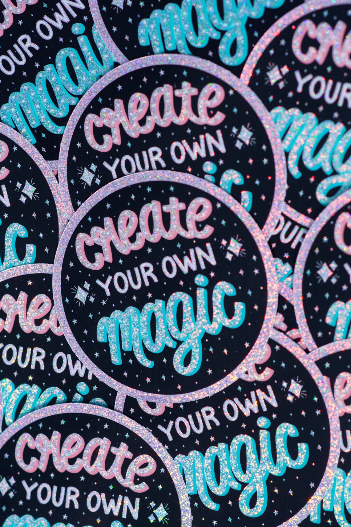 Create Your Own Magic Vinyl STICKER // DECAL Holographic // Etsy