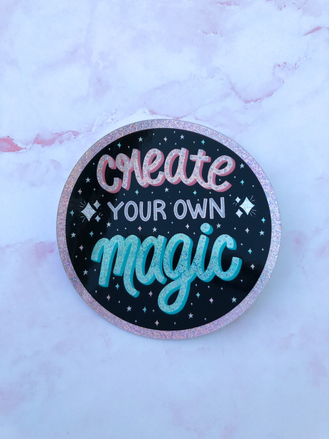 Create Your Own Magic Vinyl STICKER // DECAL Holographic // Etsy