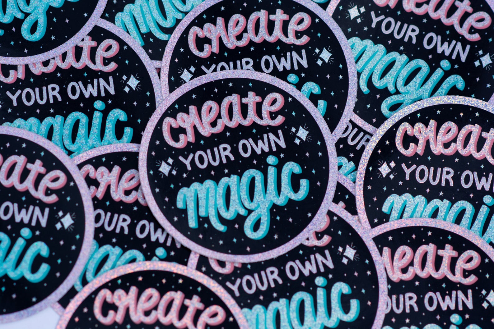 Create Your Own Magic Vinyl STICKER // DECAL Holographic // Etsy
