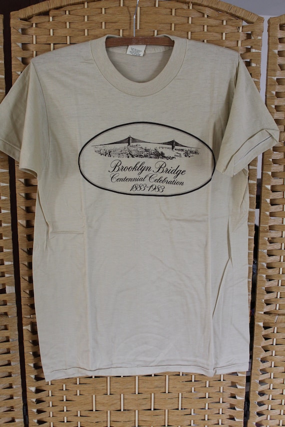 1983 Brooklyn Bridge Centennial Deadstock T Shirt 