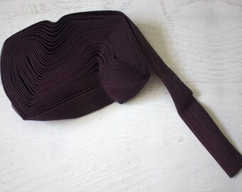 5/8" Foldover Elastic-Aubergine-4 1/2 yards