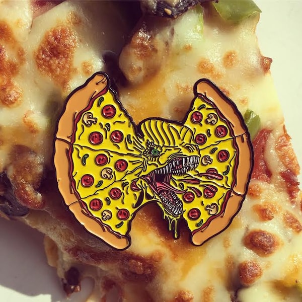 Pizzaphosaurus Enamel Pin