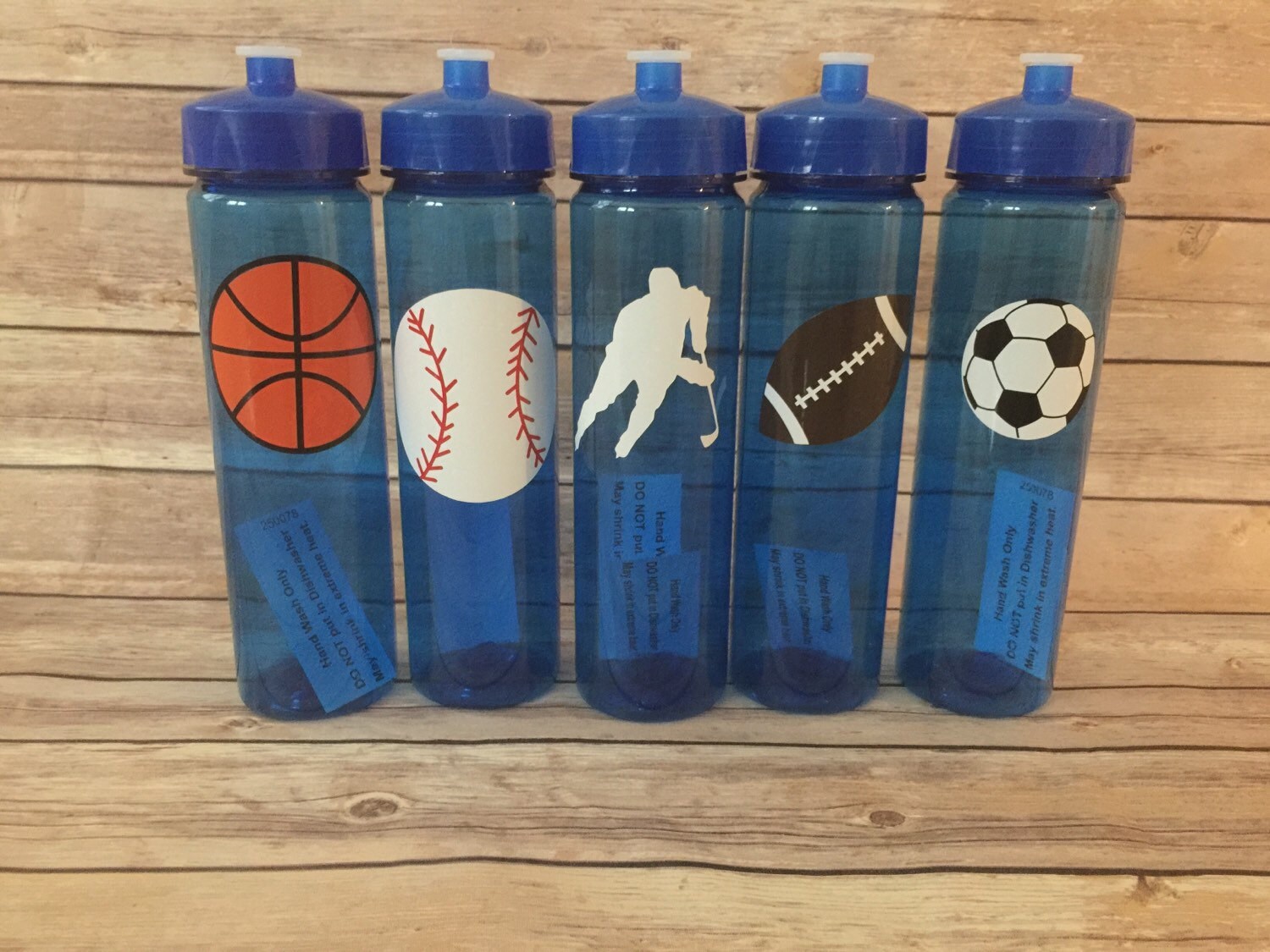 Water bottle party favor soccer basket ball hockey baseball Etsy