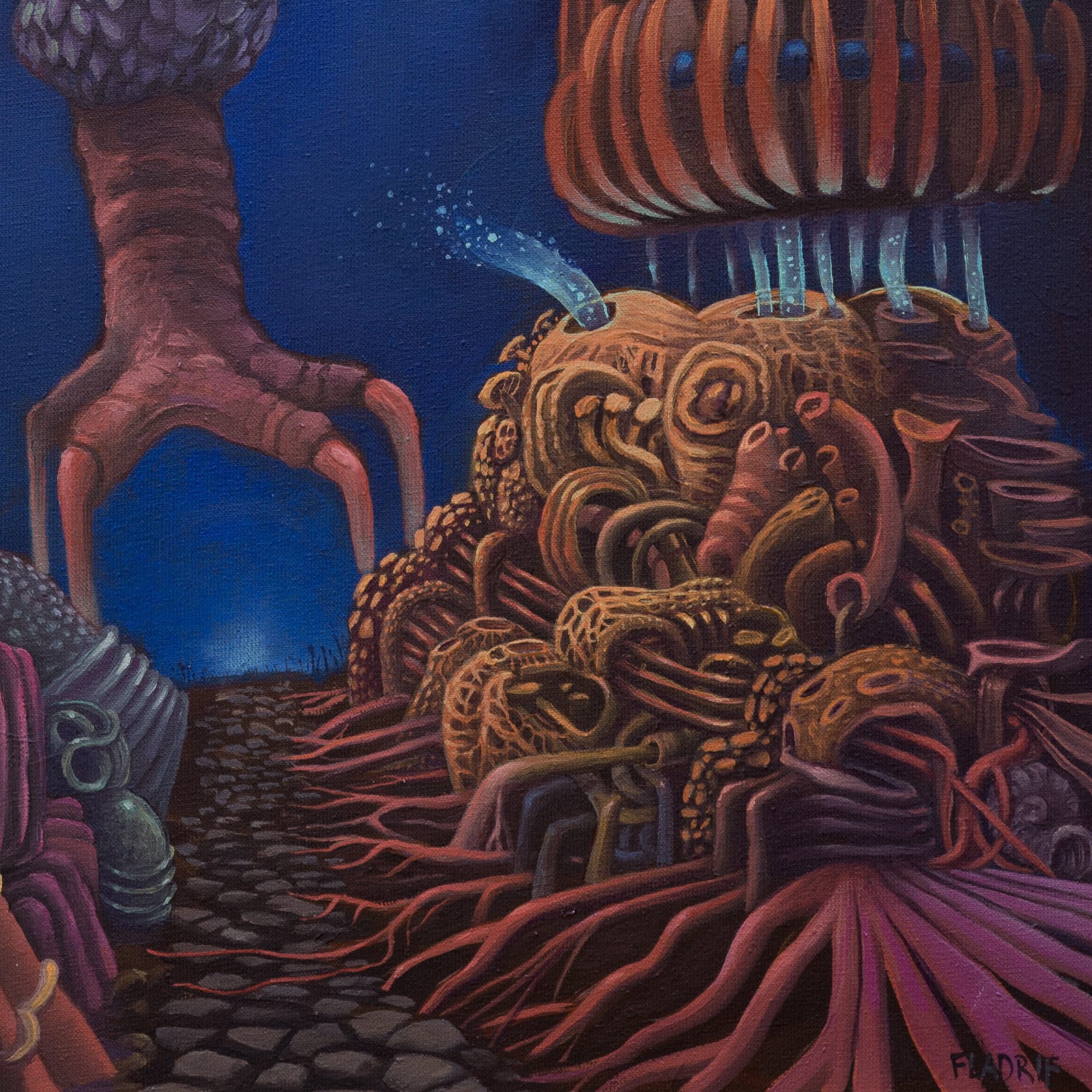 Surreal Ritual Surreal Ritual Painting. Struggle of Old Gods. Oil on Canvas - Etsy