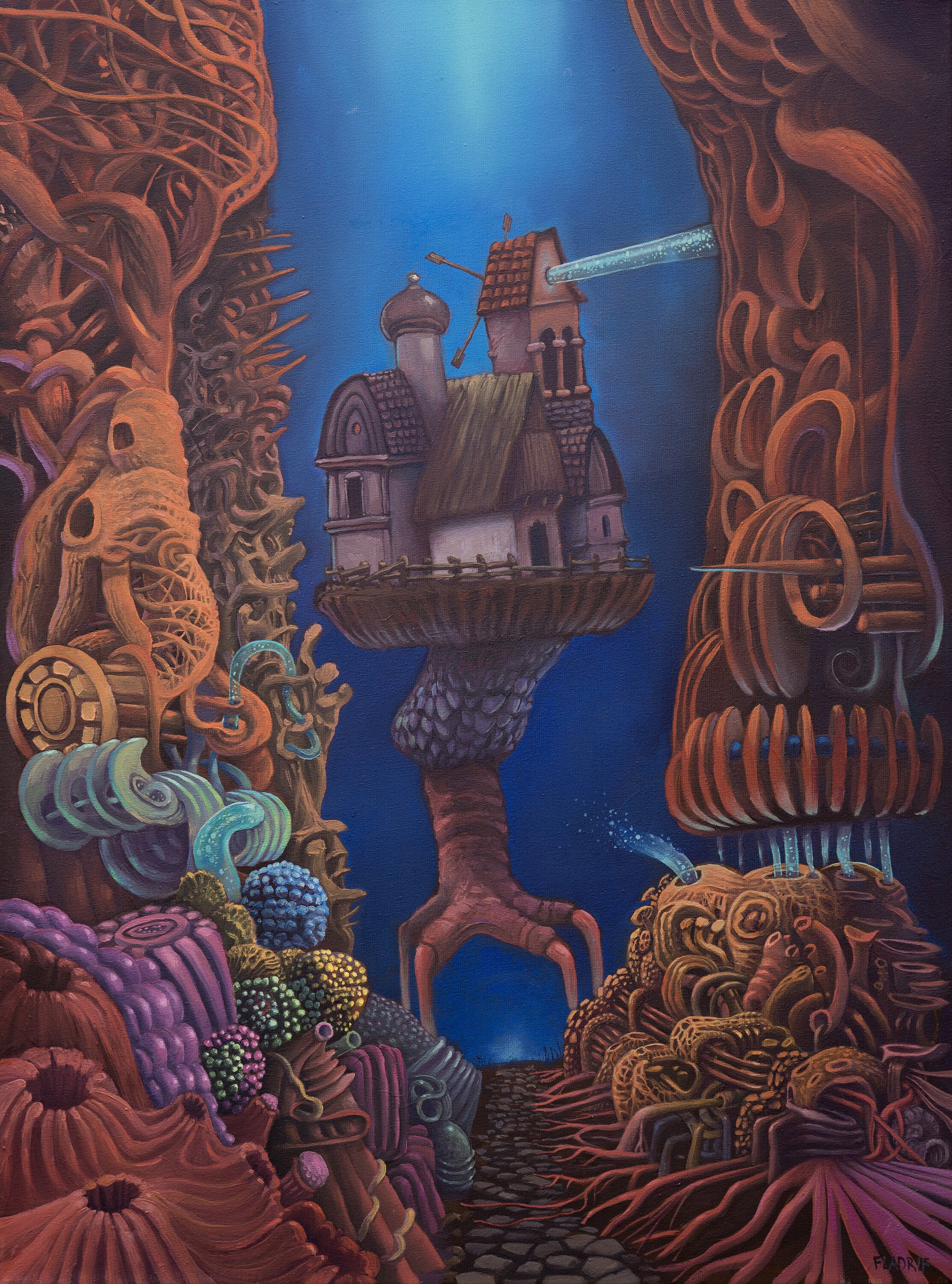 Surreal Ritual Surreal Ritual Painting. Struggle of Old Gods. Oil on Canvas - Etsy