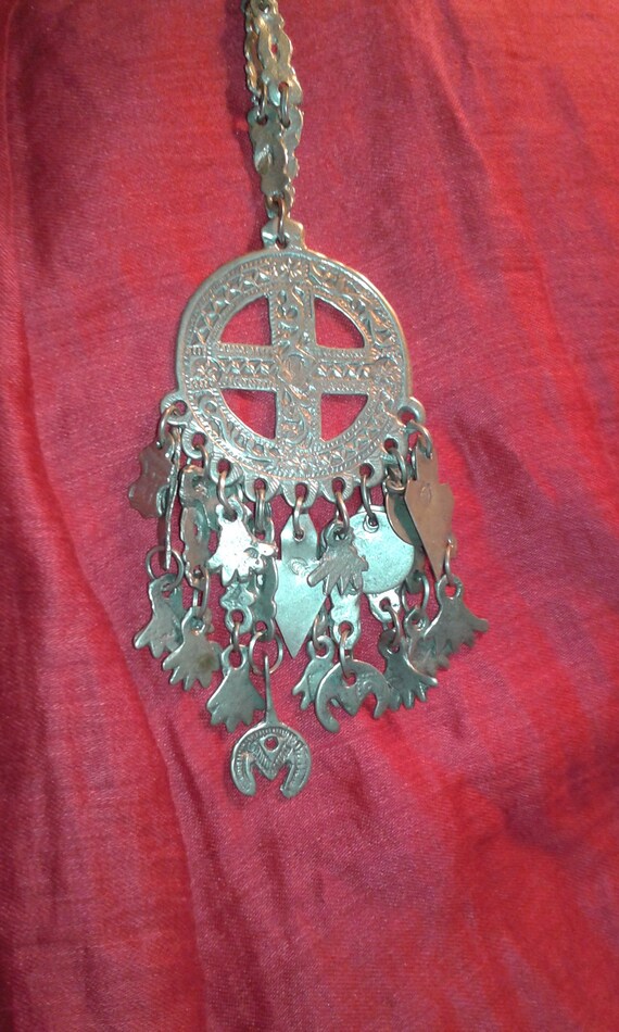 Libyan hallmarked Antique solid .900 silver North… - image 1