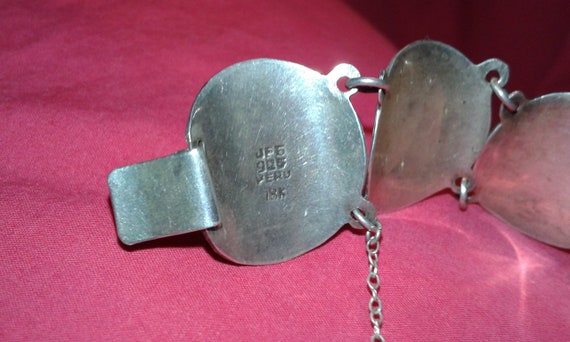 Peruvian 18k solid yellow gold and solid sterling… - image 10