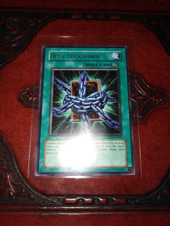 Deck Lockdown - LODT-EN060 Yugioh Trading Playing Card - Prelovedbargains Treasurentreats Luxury Boutique - Etsy Deck Lockdown - LODT-EN060 Yugioh Trading Playing Card - Prelovedbargains Treasurentreats Luxury Boutique - Etsy