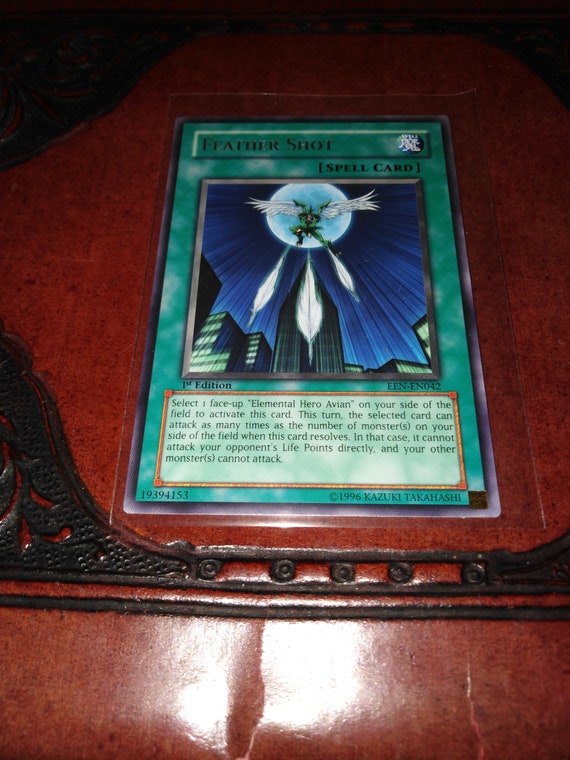 feather shot yugioh card Yu-Gi-Oh! - (DP1-EN017) - Duelist Pack 1 Jaden Yuki - Unlimited Edition it cannot attack your opponents Life Points directly Feather Shot [1st Edition] EEN-EN042