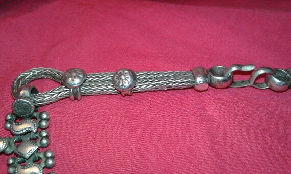 Solid sterling silver Indian handmade choker neck… - image 3