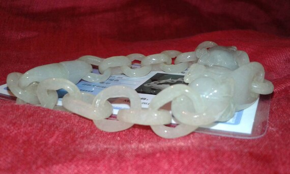 Untreated A Jadeite Jade interlocking interlockin… - image 8