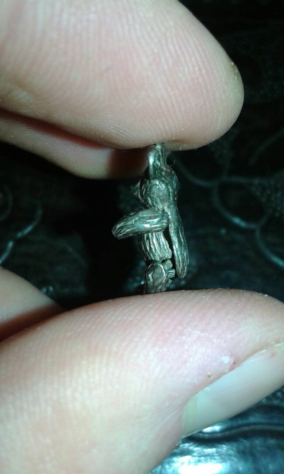 Moving solid silver teddy bear articulating 925 s… - image 7