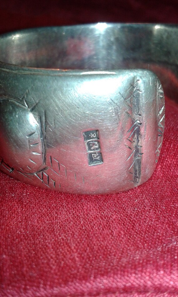 Solid TESTED silver Arabic Islamic artwork tribal… - image 7