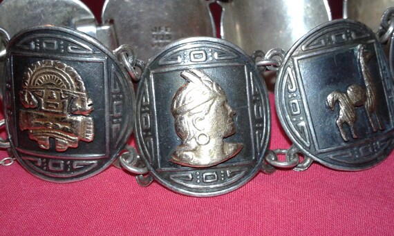 Peruvian 18k solid yellow gold and solid sterling… - image 3