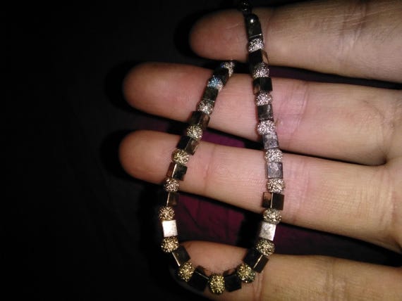 Solid sterling silver modernist styled bracelet -… - image 7