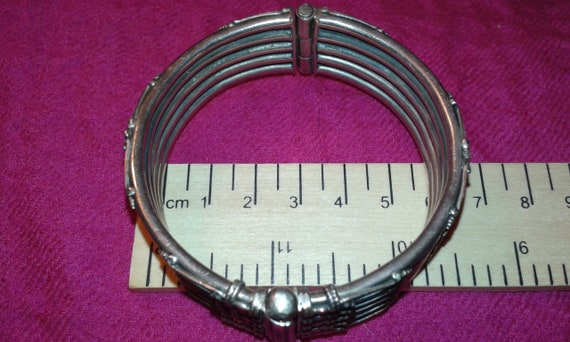 Hindustani solid sterling silver hinged opening b… - image 8