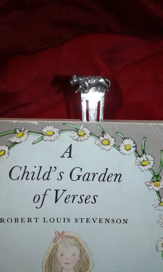 Solid sterling silver 925 marked book mark with c… - image 9