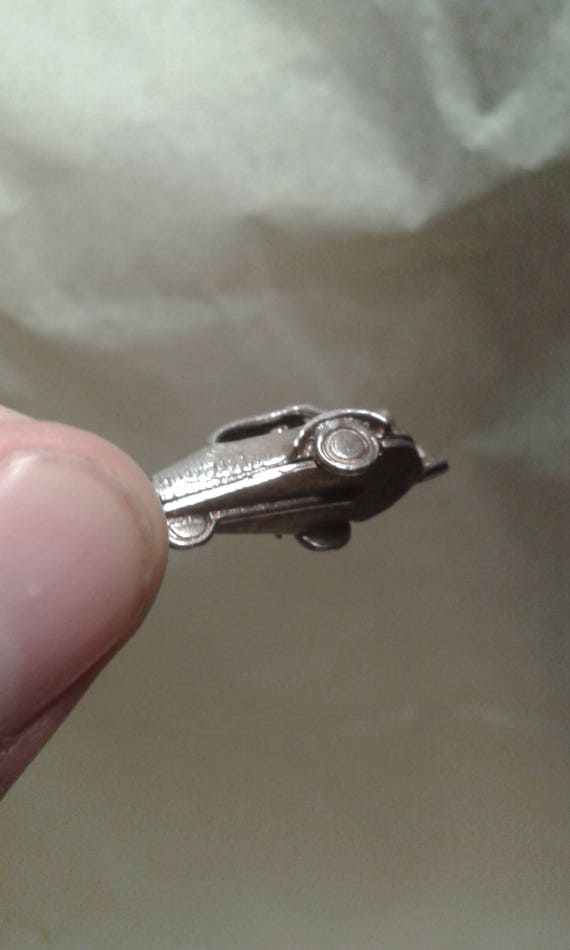Rare solid sterling silver Messerschmitt car brac… - image 4