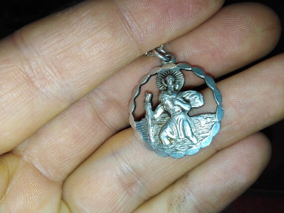 Georg Jensen - St Christopher solid sterling silv… - image 5
