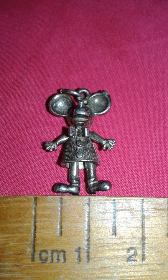 Solid sterling silver Mickey / Minnie Mouse movin… - image 5