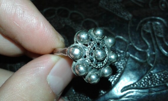 Solid sterling silver Middle Eastern handmade wom… - image 10