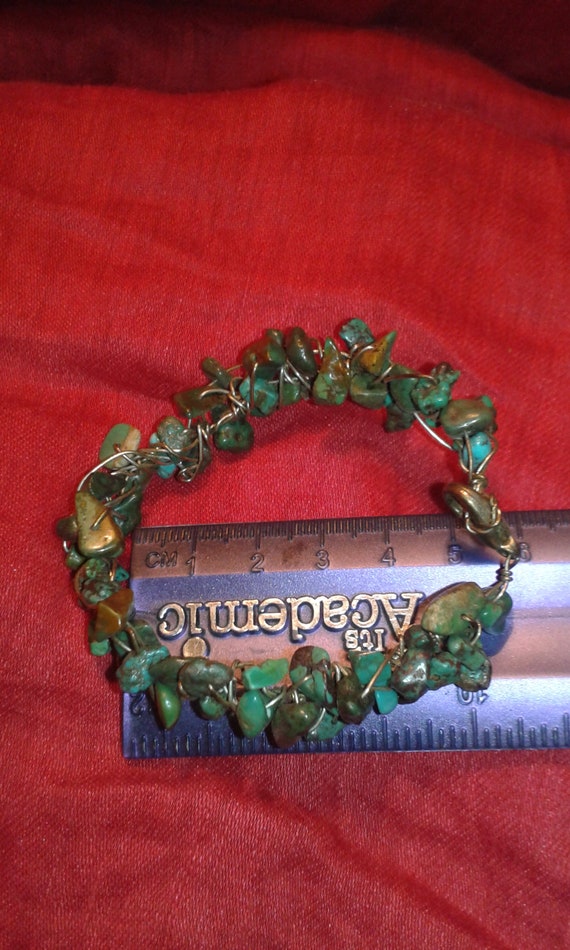 Solid sterling silver wire and untreated natural … - image 9