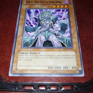 BRRON, le roi fou du monde des ténèbres EFR-FR022 Carte à jouer YuGiOh à collectionner - Prelovedbargains Treasurentreats Anime japonais et objets de collection