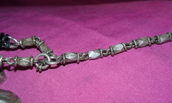 Rajasthani solid sterling silver garnet womens ta… - image 7