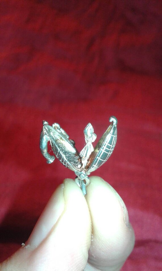 NUVO solid sterling silver bagpipes bracelet char… - image 4