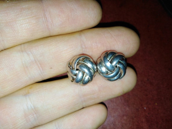 Solid sterling silver intertwist four layers  twi… - image 1