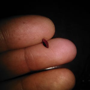 0.34ct Untreated ruby - Earth mined natural unheated loose gemstone - Marquise faceted Thai mine origin gem - Treasurentreats Prelovedbargai