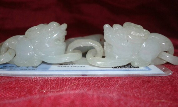 Untreated A Jadeite Jade interlocking interlockin… - image 3