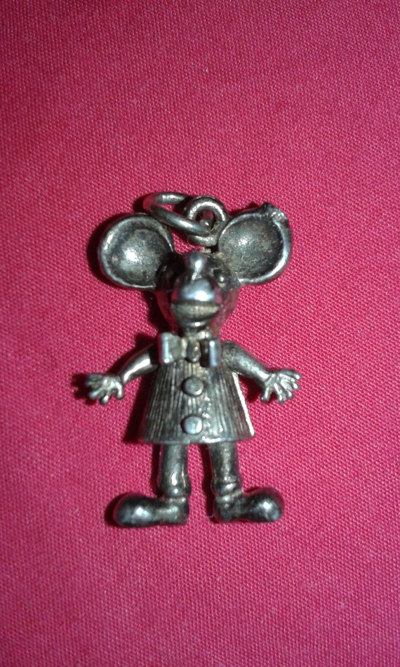 Solid sterling silver Mickey / Minnie Mouse movin… - image 2