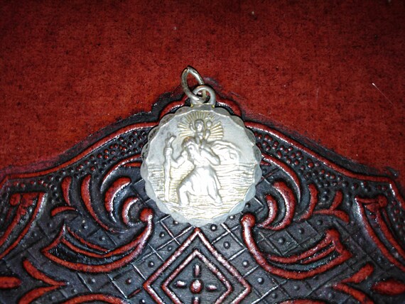 Georg Jensen solid sterling silver St Christopher… - image 1